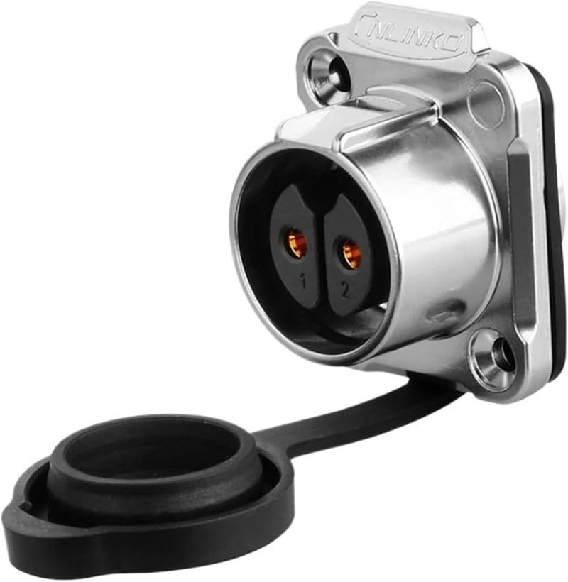 M20 2 دبوس IP68 مقاوم للماء الجوي موصل الجدار المقبس B فقط - Image 2